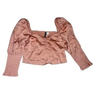 Divided PUFF-SLEEVED BLOUSE H&M Women Medium